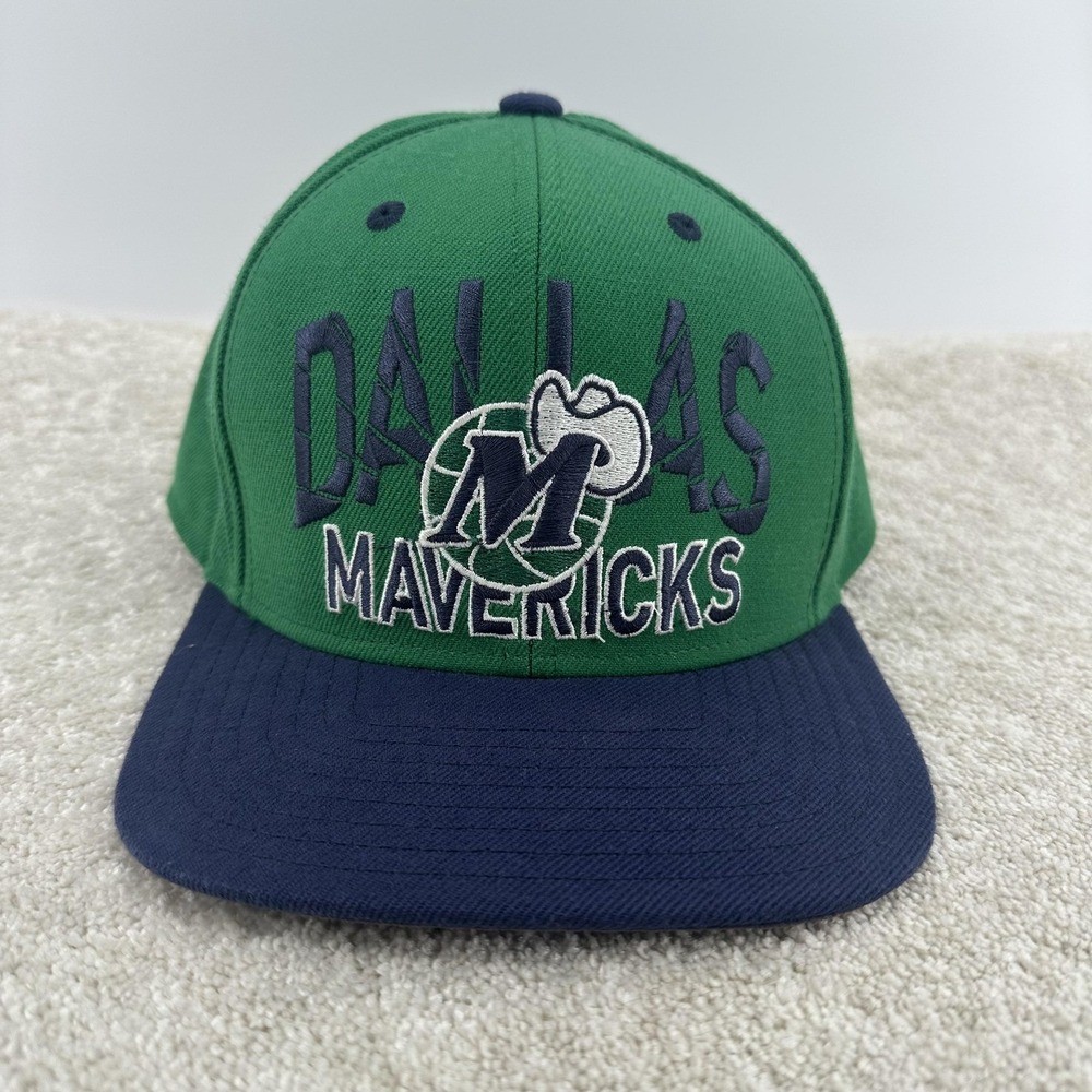 Dallas Mavericks Hat Cap Snap‎ Back Mens One Size Green NBA Basketball Adidas